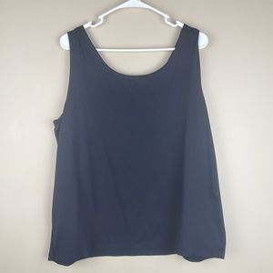 Leo & Nicole Black Tank Top - Size 1X